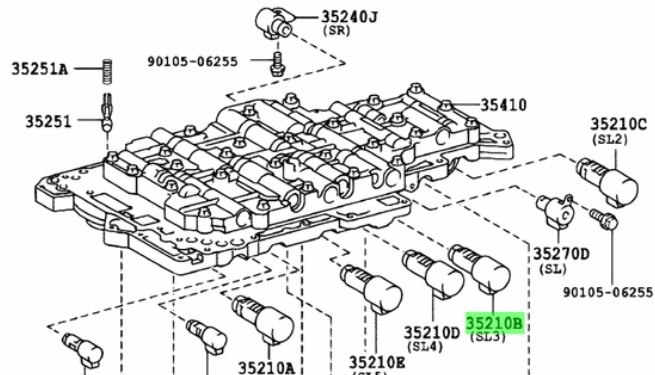 AA80E SOLENOID SL1/SL3 3