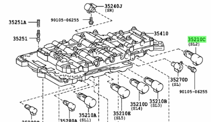 AA80E SOLENOID SL2 3